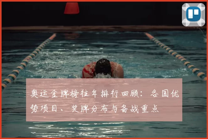 奥运金牌榜往年排行回顾：各国优势项目、奖牌分布与备战重点