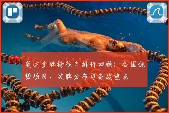 奥运金牌榜往年排行回顾：各国优势项目、奖牌分布与备战重点